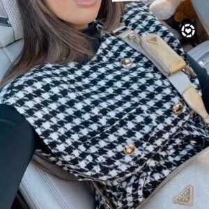 Storets Harper Utility Houndstooth Vest S/M